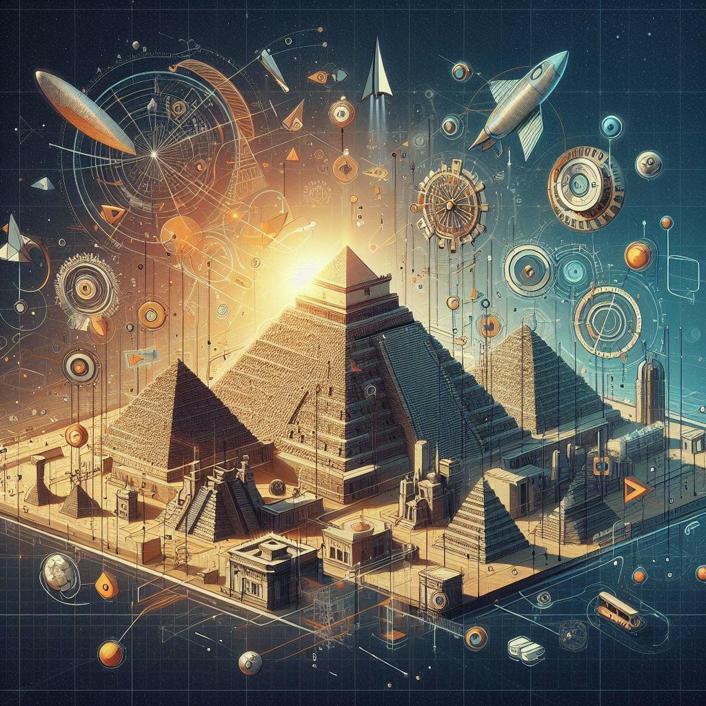 📏 Математика и архитектура: от древних пирамид до современных небоскребов: 🔺 Геометрия пирамид: как древние строители использовали математику